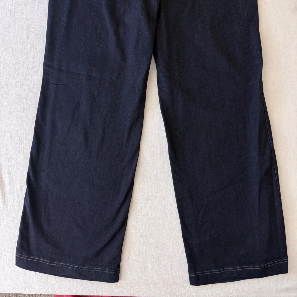 Democracy Wide Leg Jeans Womens 12 Indigo Blue Absolution High Rise - Picture 10 of 10